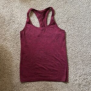 Lululemon Athletica Maroon Tank Top